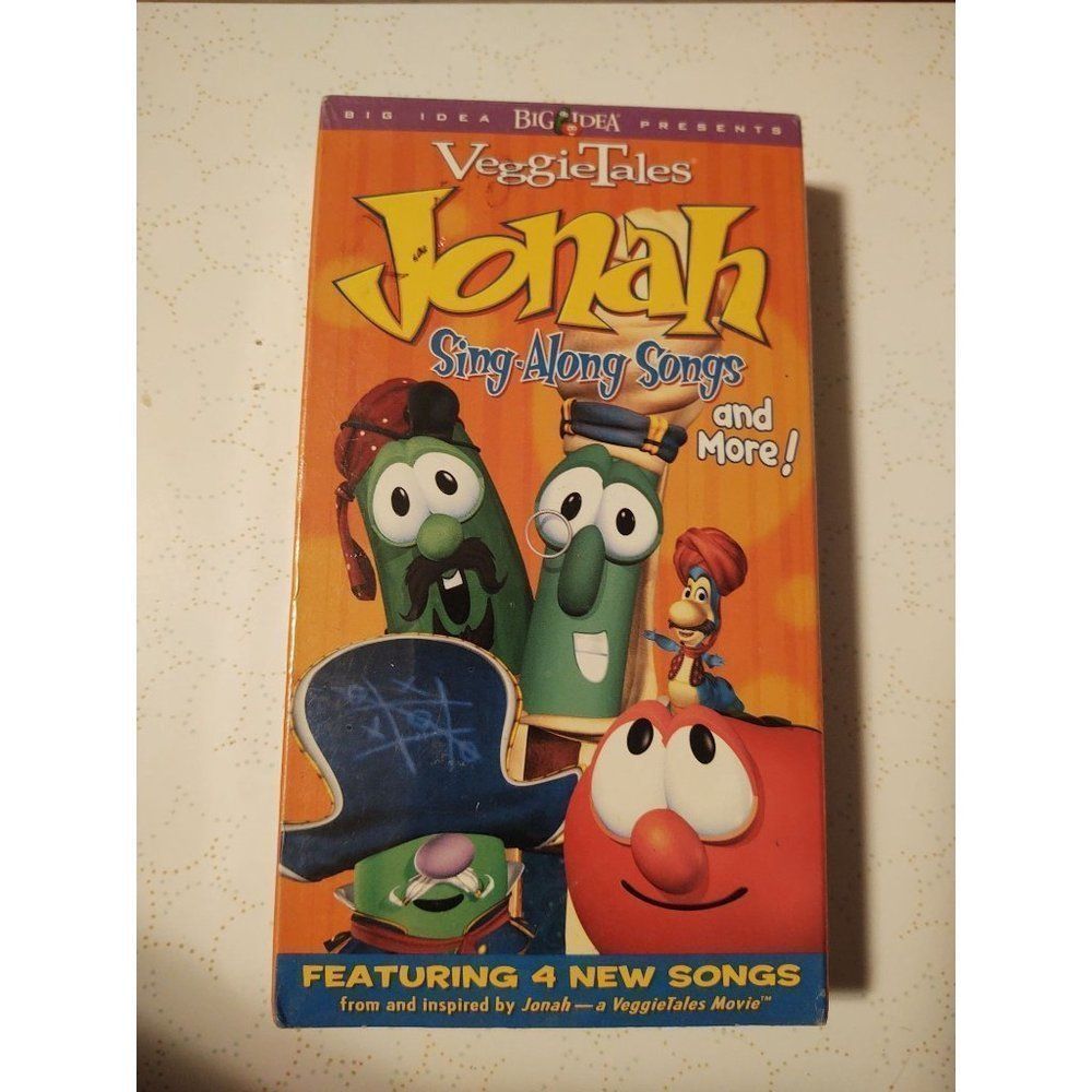 VeggieTales Jonah Sing Along Songs VHS New Sealed